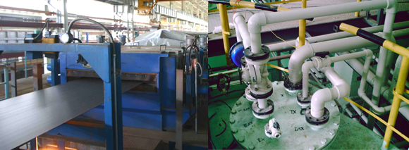 GF塑料管路系统在钢铁行业中应用